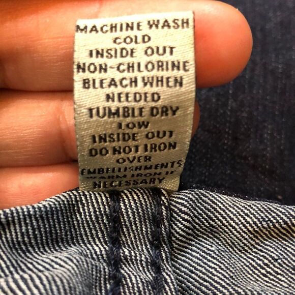 Glam Refuge Ultra Skinny Dark Wash Jeans 8R - Picture 14 of 16